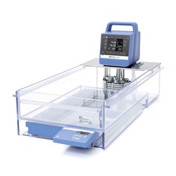 Immersion circulator with magnetic stirrer and bath, ICC control IB R RO 15 eco