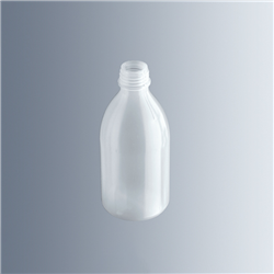 Bottles, PE, threaded narrow neck, GL25, without cap, 500 mL, pack of 10