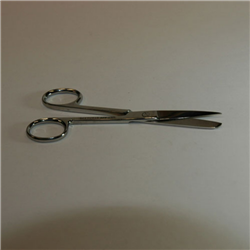 Scissors straight sharp/blunt edge 130mm