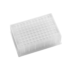 Deep Well Plate 96 Well  1ml/well, Polypropylene, Round well, Raised rim D/Rnase- / PK 50