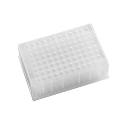 Deep Well Plate 96 Well  1ml/well, PP, Round well,. Rimless DNase/RNase free / PK 50