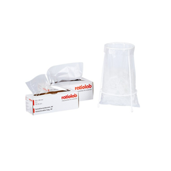 Waste disposal bags, standard, 200 x 300 mm, 50 µm, cardboard AUTOCLAVABLE / PK 100