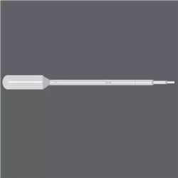 Transfer pipette 1ml GRAD. pipette,5ml capacity,GRAD large bulb Non Sterile / PK 500