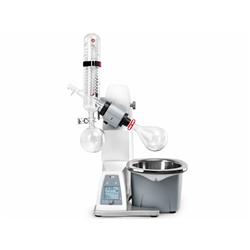 Rotary Evaporator w glassware vertical includes 18900165 condenser & LED heating bath 18101888