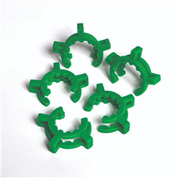 Keck Type Joint Clips, Standard Taper, Joint Size 24, Green
