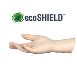 Glove, ecoSHIELD Eco Latex PF 250 XS /PK100
