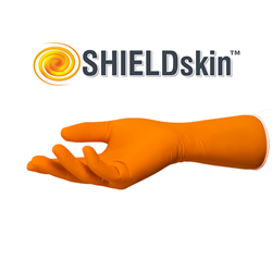 Glove Shieldskin Orange Nitrile 300 L / PK 50