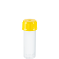 Vial 5ml tube Sterile ( PP cloudy, yellow top) rated / PK 2000