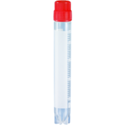 CryoPure 5.0 ml Vial w/ Ext thread RED Cap / PK 250