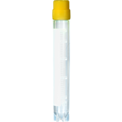 CryoPure 5.0 ml Vial w/ Ext thread Yellow Cap / PK 250