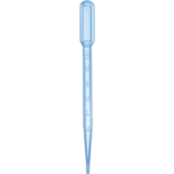 Transfer pipette 3.5 ml, LDPE, grad3:0.50ml (0.5-3.0 ml), 155mm, drop: 35-55ul, STERILE, PK840