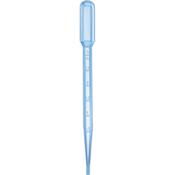 Transfer Pipette 3.5ml w grad. 3:0.50ml, Length: 155 mm, Drop size: 35-55 µl,STERILE PK/1200