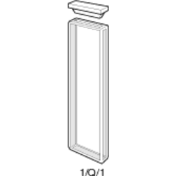 Cuvette Suprasil Quartz Type 1 1mm pathlength