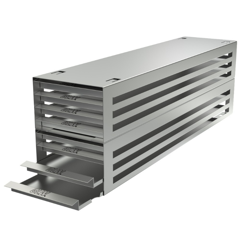 Stainless Steel Drawer Microtest Plates Freezer rack SSteel drawer